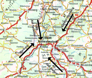 Wo ist Treysa? Wo ist Treysa?